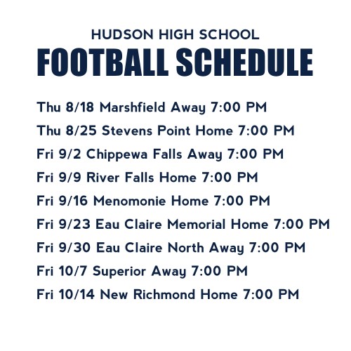 Hudson Raiders Football