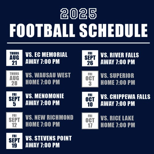 2025 RAIDER FOOTBALL SCHEDULE